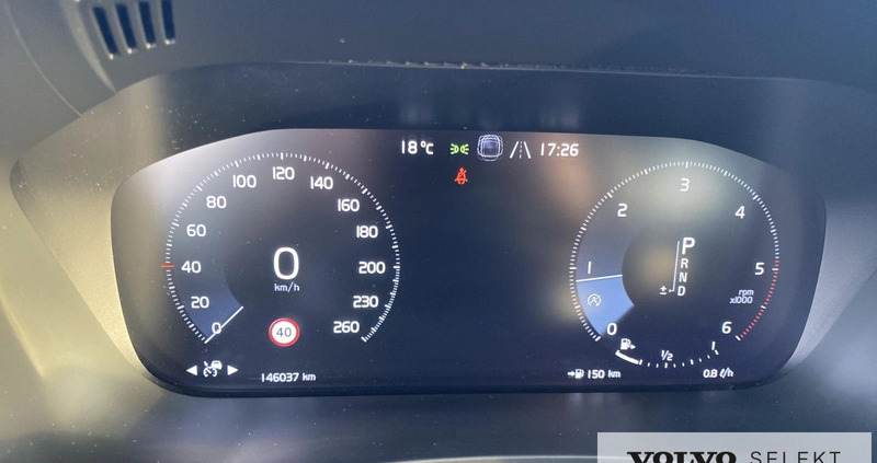 Volvo XC 60 cena 129900 przebieg: 145800, rok produkcji 2018 z Wąsosz małe 326